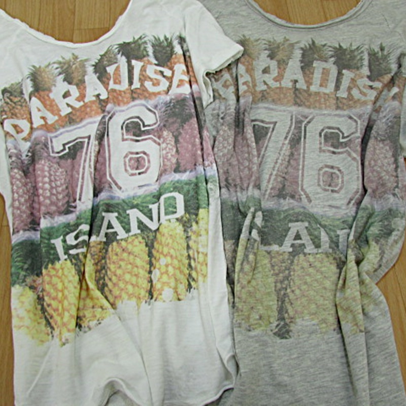 【IMPORT】インポート　イタリア製　後ろレースTシャツ