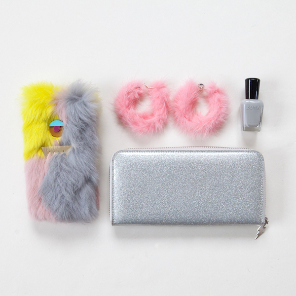 Accommode/アコモデ】スパークロングウォレット 長財布/ホログラムブラウン 