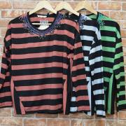 AIC　ボーダー　Ｔシャツ