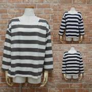 LUEUF　ボーダー　Tシャツ