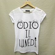 【IMPORT】インポート　イタリア製　時計ロゴTシャツ