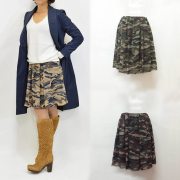 Acuta　カモフラ　スカート