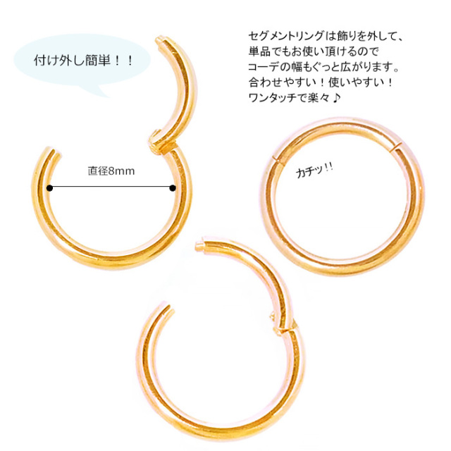 14G16G］立体感あるクラウンにクロスをぶら下げた進化版セグメント