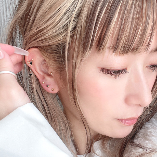 ヴィンテージ　QT社製　ネイティブアメリカン　ハート　スタンプワーク　ピアス ヴィンテージ QT社製 ネイティブアメリカン ハート スタンプ