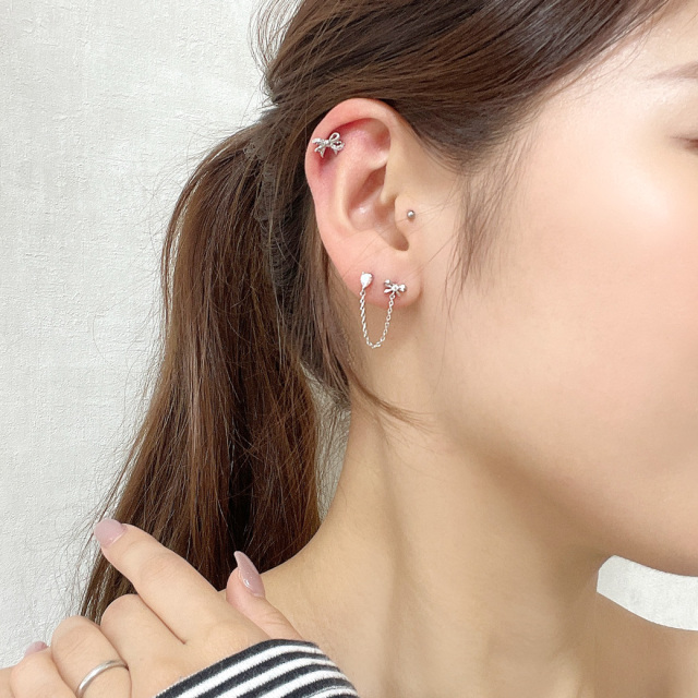 14G 16G ］立体感のあるディテール 大人コーデのワンポイントに