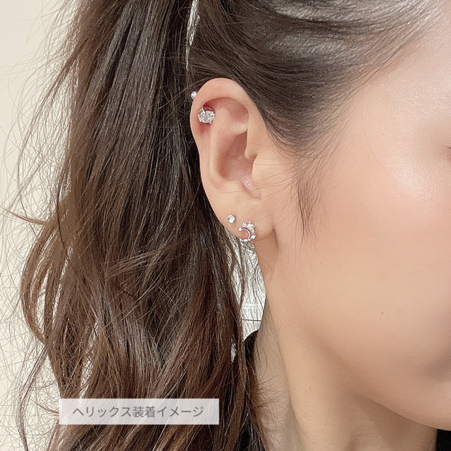 ジュエリーのような上質な輝き。1粒キュービック シンプル デザイン