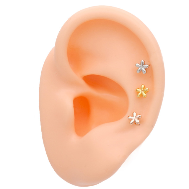 14G 16G ］ちょこんと可愛いちび フラワー 小花 flower ストレート