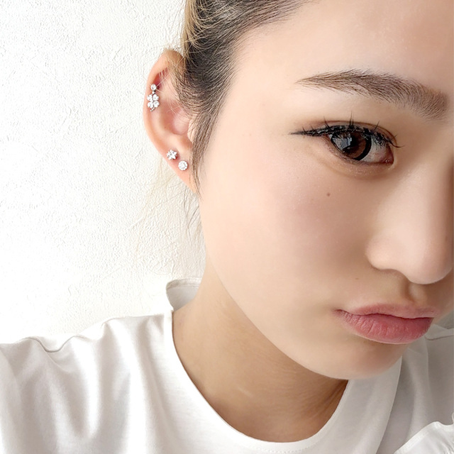 14G 16G ］幸せを運んでくれる♪ 四葉 クローバー キュービック