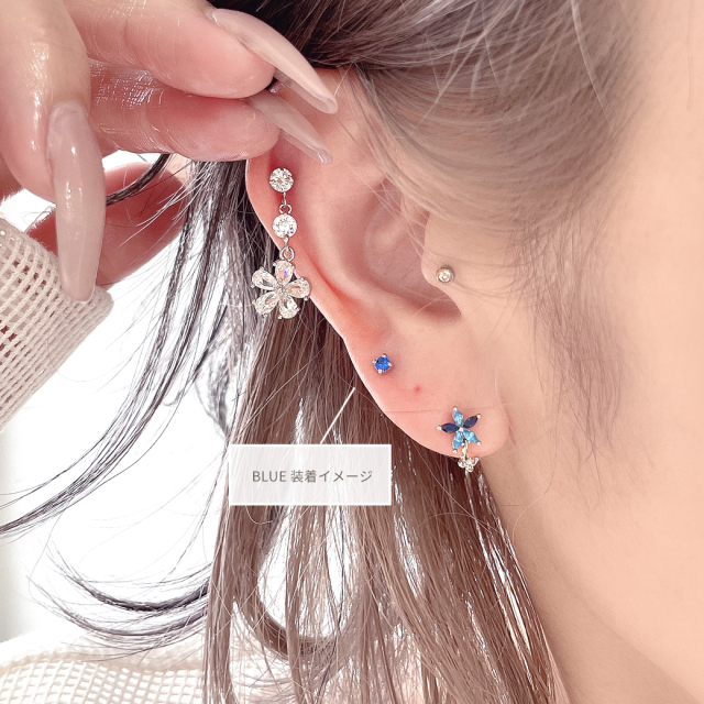 注目■HYKE■大人気 フラットラウンドピアス 国内発送 すぐ届く HYKE】ハイク FLAT ROUND AND BALL ピアス