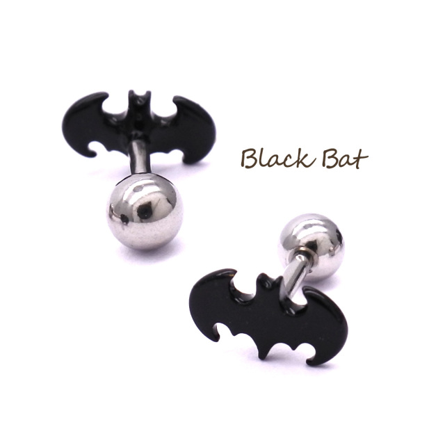 16G］合わせやすい☆ちびBATモチーフこうもり 軟骨ピアス ヘリックス