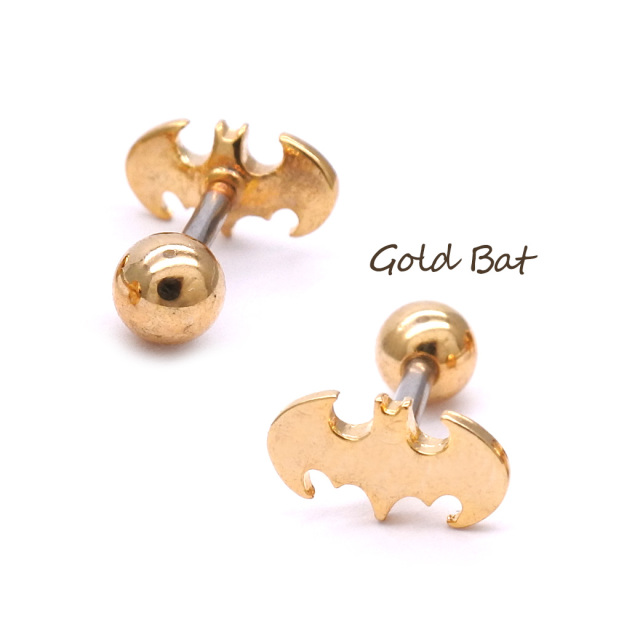 16G］合わせやすい☆ちびBATモチーフこうもり 軟骨ピアス ヘリックス