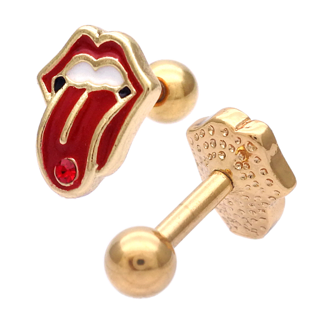 14G ］コーデに遊び心をプラス！ロックモチーフ軟骨ピアスボディピアス