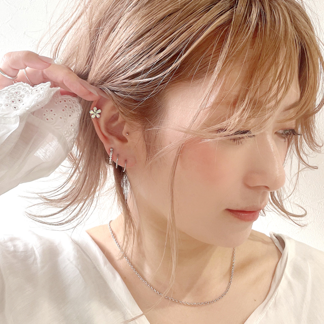 14G 16G ］角度によって表情変わる♪オーロラ キュービック 大人