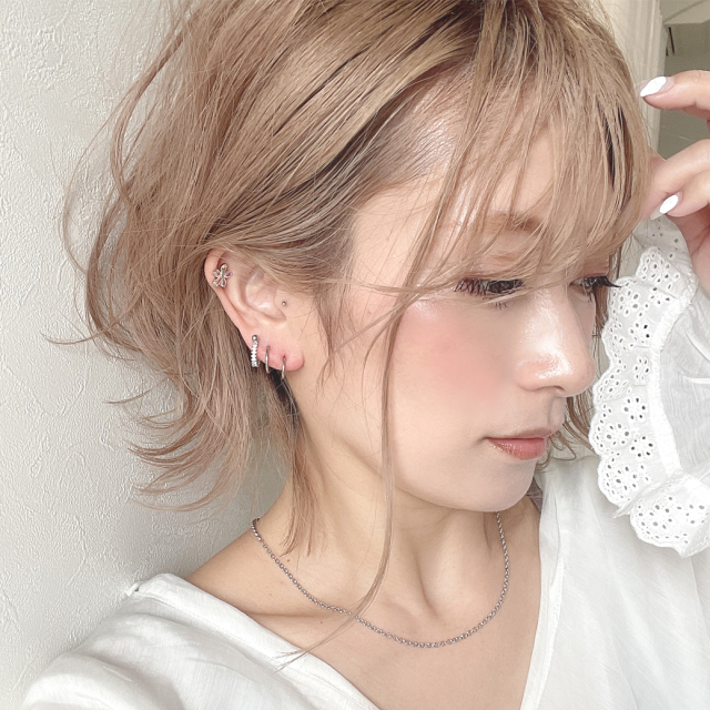 14G 16G ］角度によって表情変わる♪オーロラ キュービック 大人