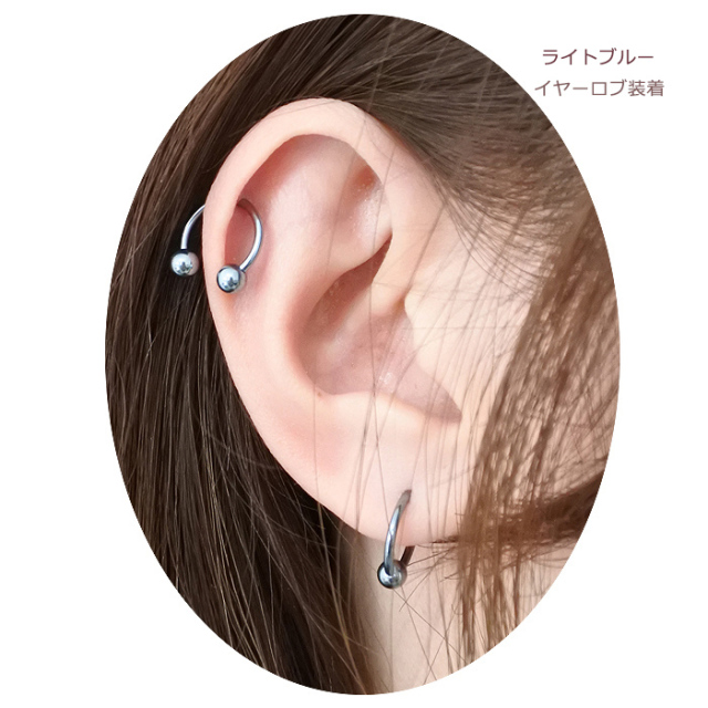 16G14G］お洒落を楽しむ♪カラフル♪チタンカラーキャプティブ