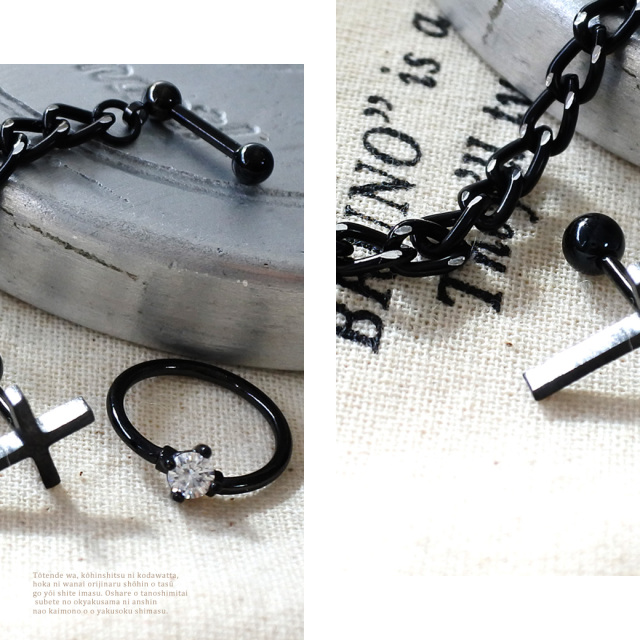 16G ］BLACK メンズ シンプルでいてお洒落さん♪ブラック チェーン 2