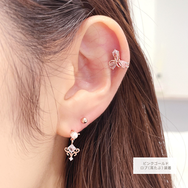 14G 16G ］揺れる度にキュービック とパール が大人の女性を演出