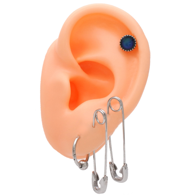 18G］小さいサイズ登場！シンプルながら個性が光る安全ピンモチーフ