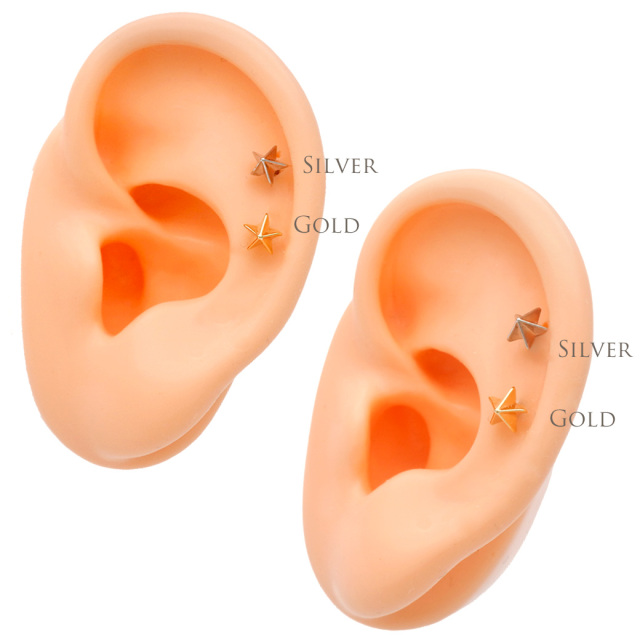 ピアス #14 ストレートバーベル 14G 16G 18G 20G 軟骨ピアス ボディピアス