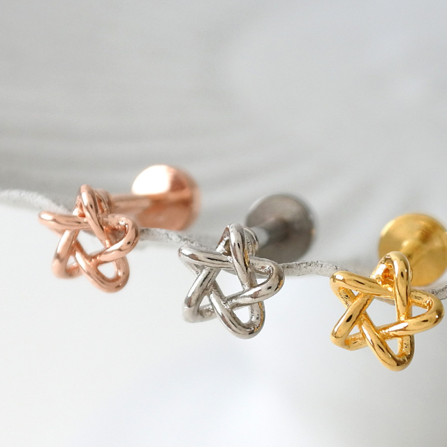 16G ］さり気ないアクセントに☆スター モチーフ 星 starラブレット