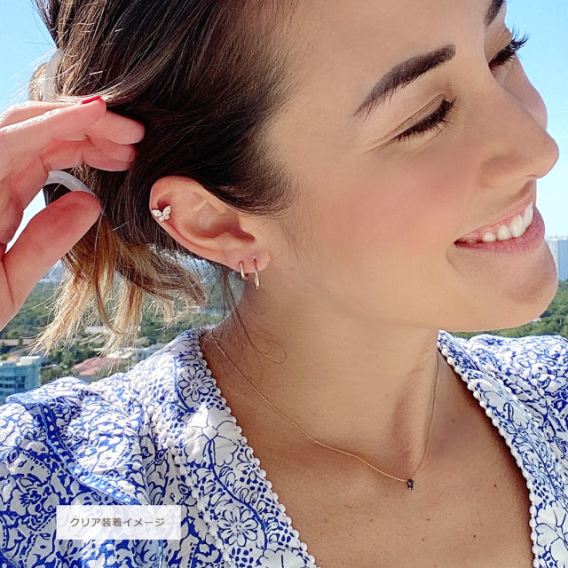 14G 16G ］繊細なデザインが引き立つキュービックジルコニア