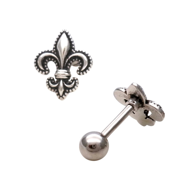 14G 16G ］コーデのパンチを効かせるBLACK ブラック デザイン クロス