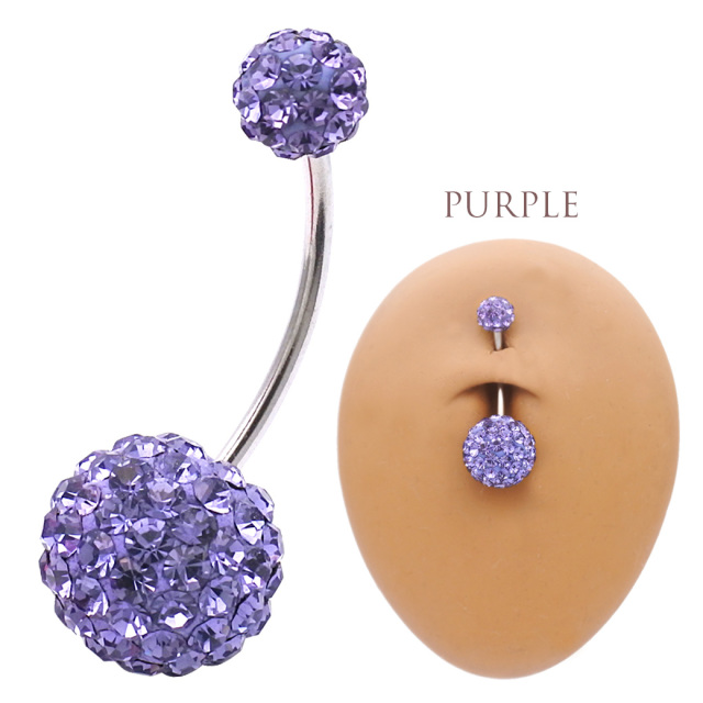 モールアート☆パピヨン☆へそてん ROQUE へそピアス 14G ボディピアス ペールトーン ハート