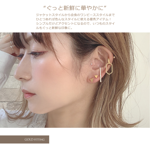 ボディピアス ダブルスパイラルバーベル/14G ボディーピアス