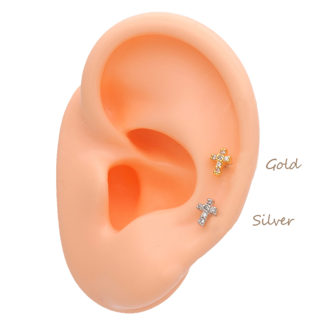 16G］華奢な存在感♪重ねつけにおススメのサイズ感・ちびちびクロス