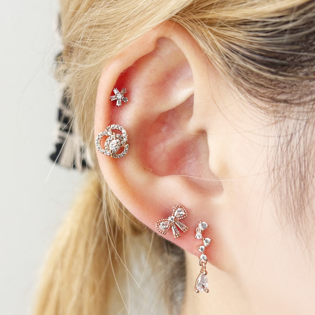 高ページ ピアスまとめ売り 凛 RIN ボディピアス 16G 軟骨ピアス 悪魔 デビル ハート