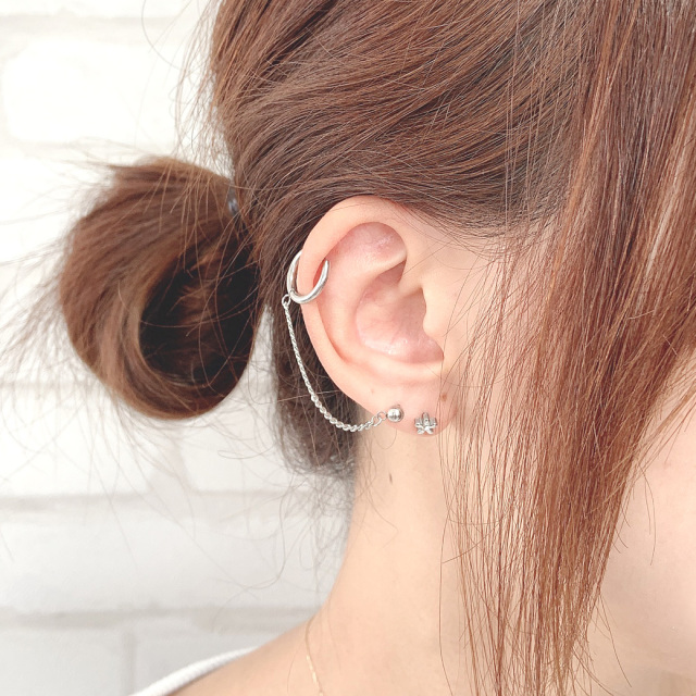 18G ＆ 16G ］コーデの幅がUP！！2つのホールを繋ぐチェーン