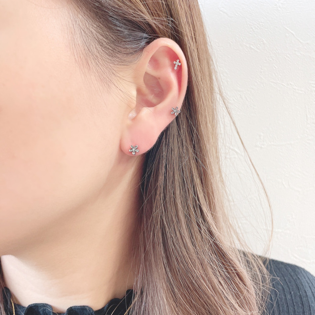 Gちゃん様♡14kgf サーペンティンピアス♡