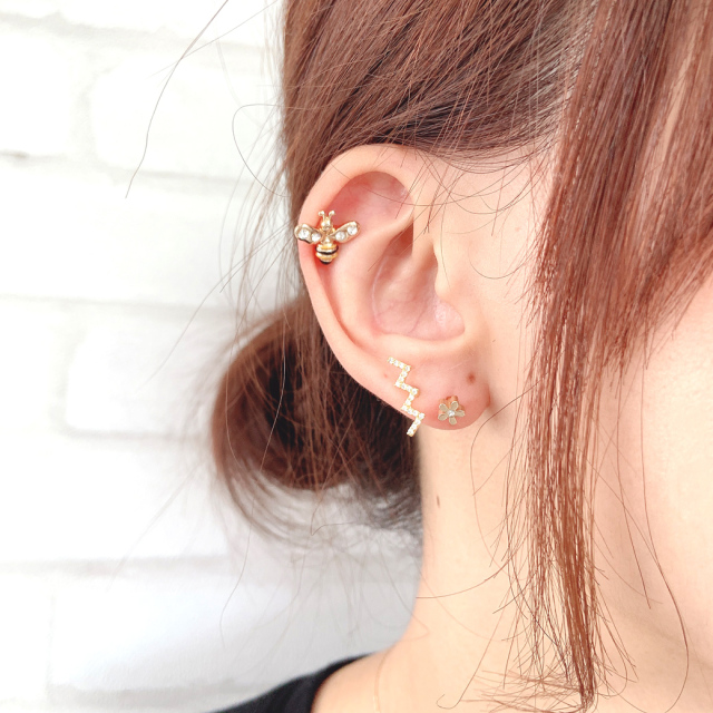 14G 16G ］個性が光る♪ボリューム感のあるBee モチーフ 蜂
