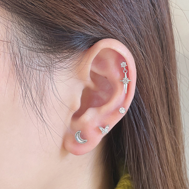 14G 16G ］ゆらゆら揺れる度、華やか存在感 CZスプラッシュ