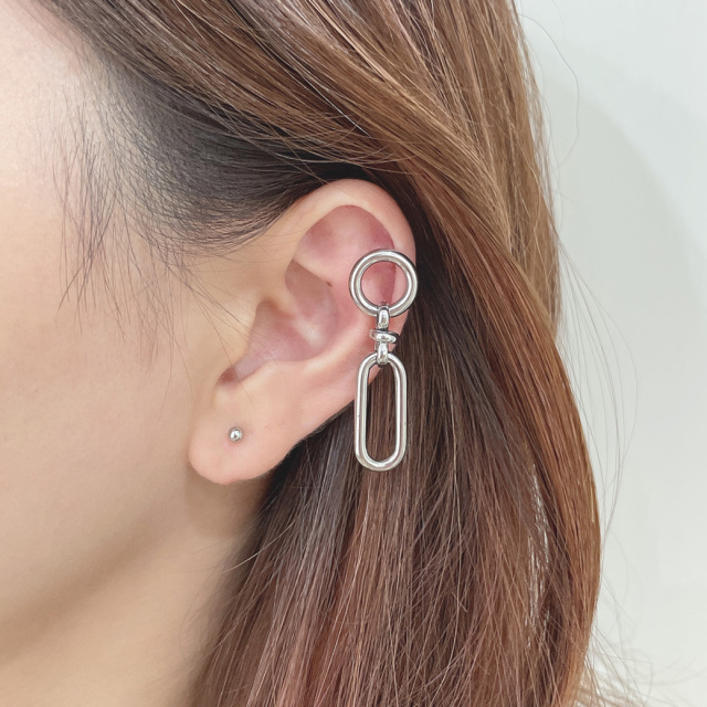16G］オールステンレス素材が嬉しい！チェーンドロップ ボディピアス