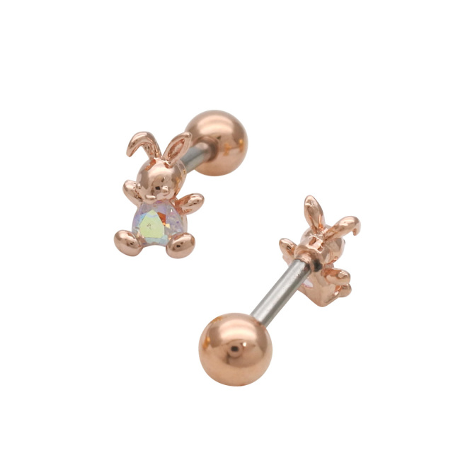 14G 16G ］表情変わるキラキラ オーロラ キュービック ちびちび