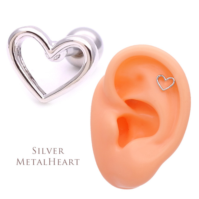 14G 16G ］ツヤのある光沢感が大人可愛い METALHEART シンプルメタル