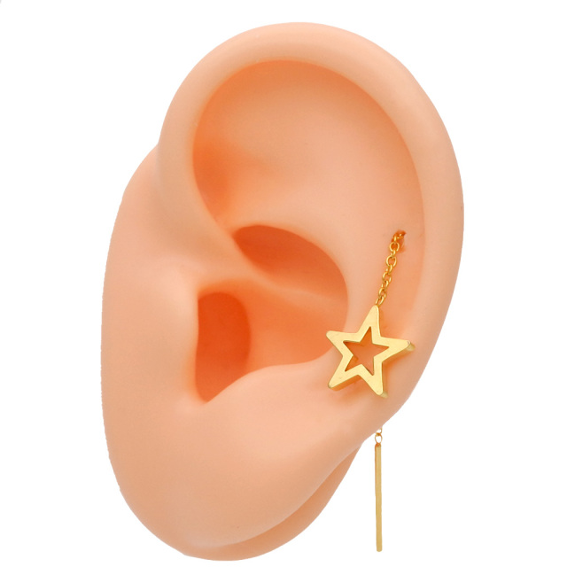 16G ］オールステンレス 素材が嬉しい！ゆらゆら揺れるスター 星