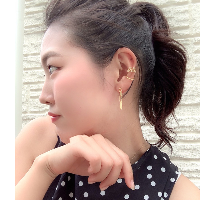 16G］オールステンレス素材が嬉しい！4連オーバルリング メンズ