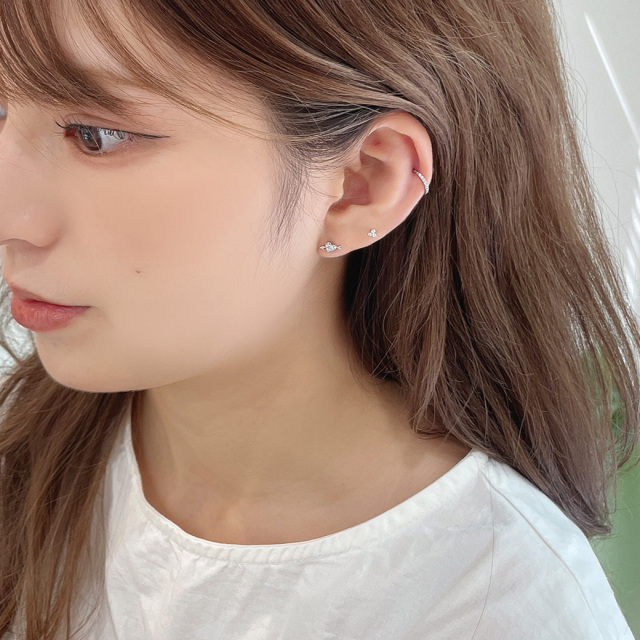 14G 16G ］ハートに矢が刺さったキュートなデザイン