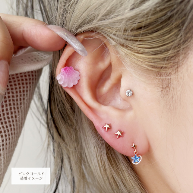 新品 ゴーテル ウィッグ ピアス 4点セット GARNI ガルニ / GARNI ガルニ GP25005 Baroque Stud Pierce バロック