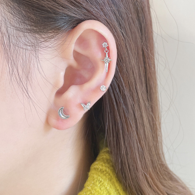 ☆オーダーページ☆ ピアス各種 楽天市場】軟骨ピアス 16G ボディピアス 透かしフラワージュエル