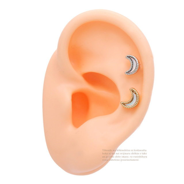 14G 16G ］オーロラビジューが可愛すぎる♪月 MOON ジュエル