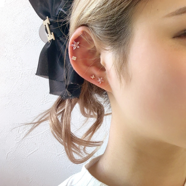 14G 16G ］極小 ちょこんとかわいい❤ちびちび バタフライ