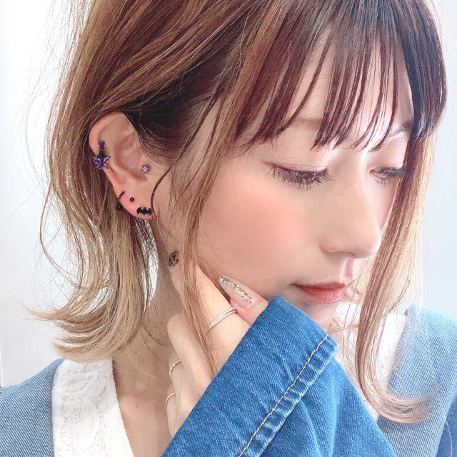 ☆［16G14G］お洒落に華やぎプラス♪ゆらゆら艶バタフライ軟骨