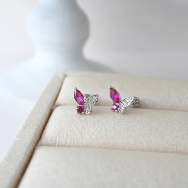 専用　　　　　　　ピアス SJX W】LAB-GROWN DIAMOND (SYNTHETIC DIAMOND)CLICK HOOP