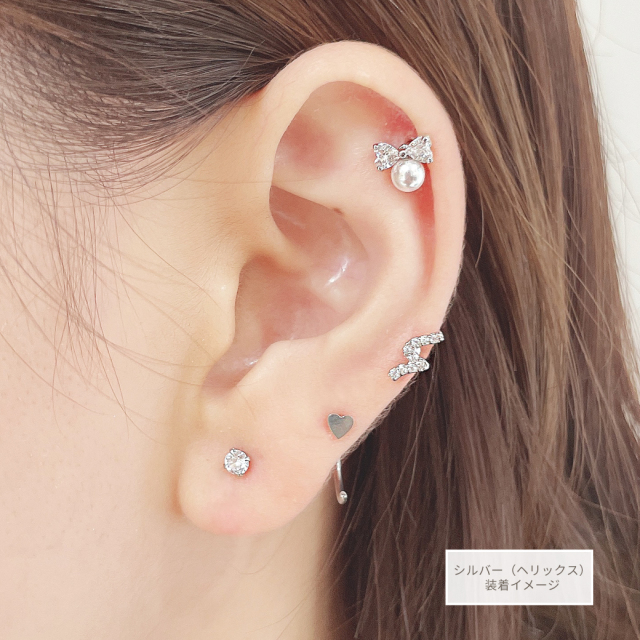 14G 16G ］上品 で愛らしい ポイントに♪ちび キュービック リボン