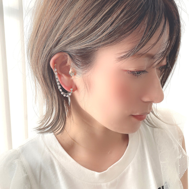 16G］存在感のある上品キュービックジルコニア フラワー flower