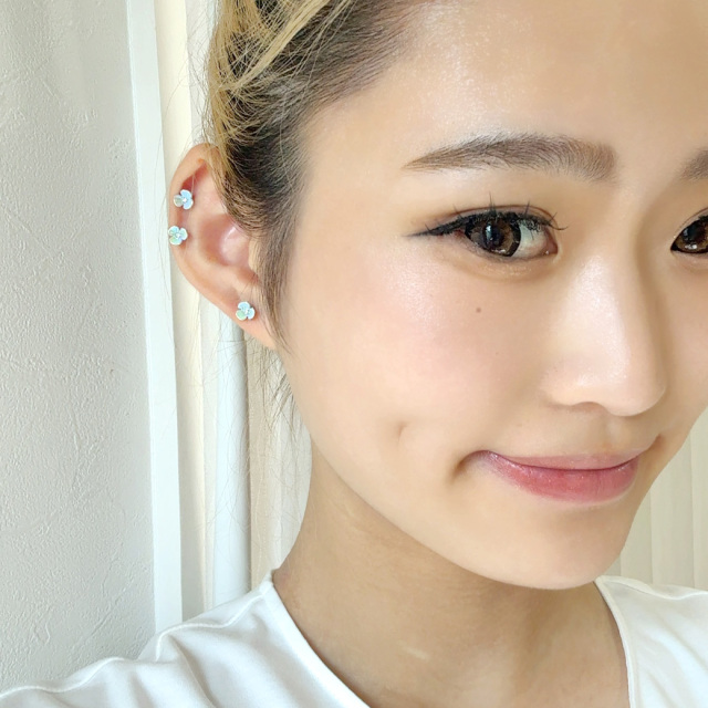 16G ］オーロラがかった花びらがさりげなく輝く 大人可愛い パステル