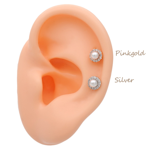 14G 16G ］耳元を女性らしく華やかに演出してくれる。パール